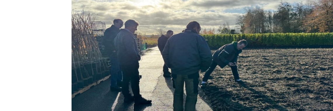 deelnemers koffiemomentje bij Jaco Laban