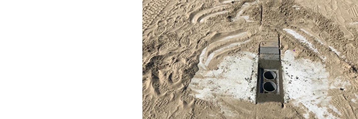 Duosysteem in de kuilvoeropslag schoon en vuil water