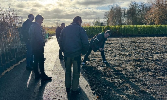 deelnemers koffiemomentje bij Jaco Laban